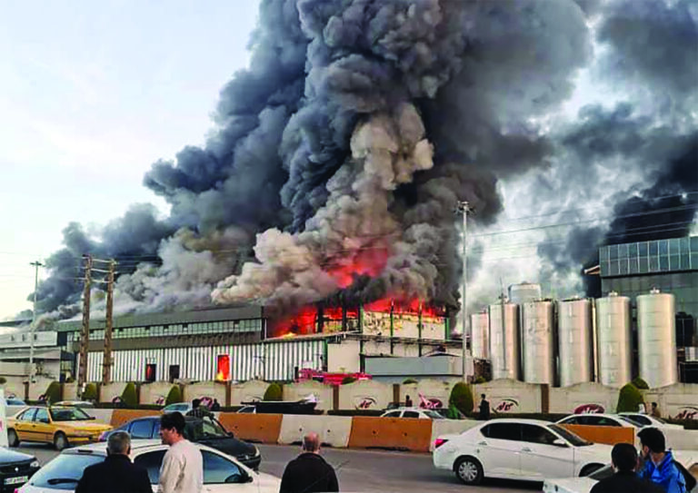 تحلیل آتش‌سوزی کارخانه کاله آمل از منظر مدیریت ریسک و پایش تصویری